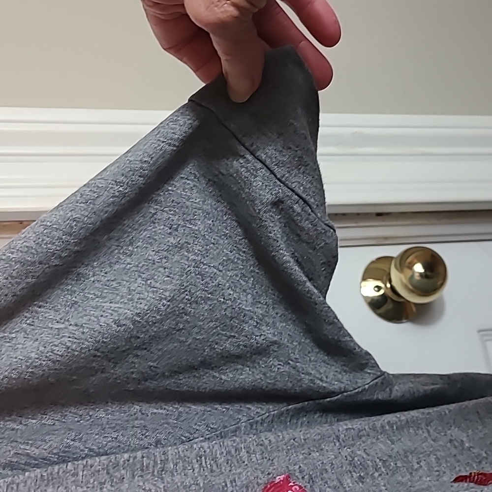 Lane Bryant Sequined Lips Tee Shirt - Picture 4 of 12